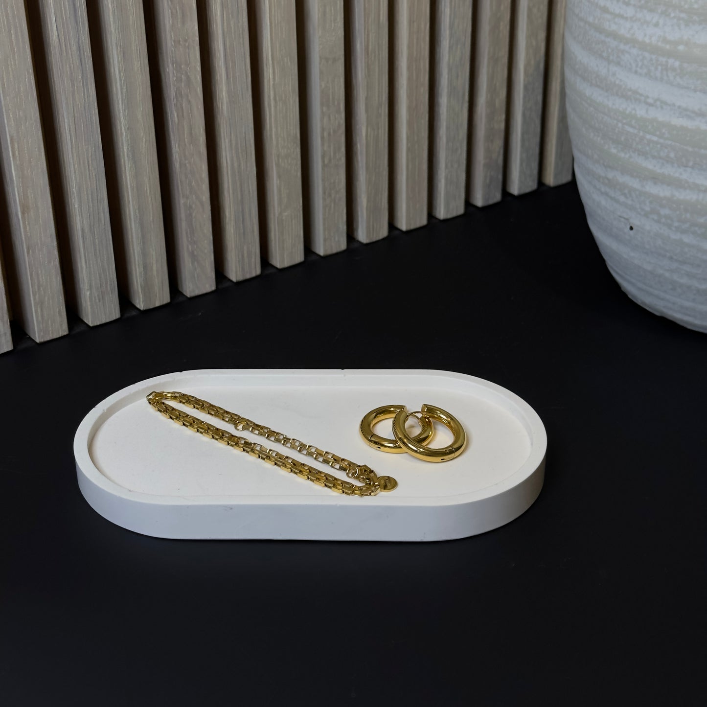 Dekotablett | handgemacht | diverse Farben | klein