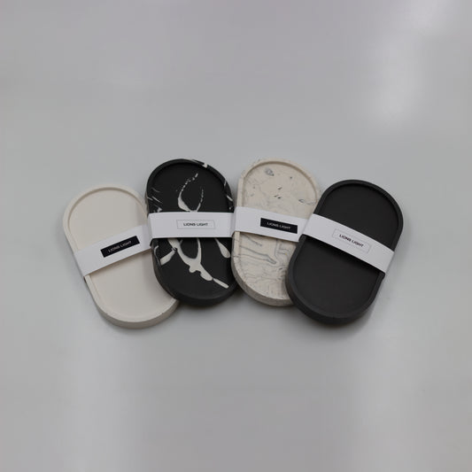 Dekotablett | handgemacht | diverse Farben | klein